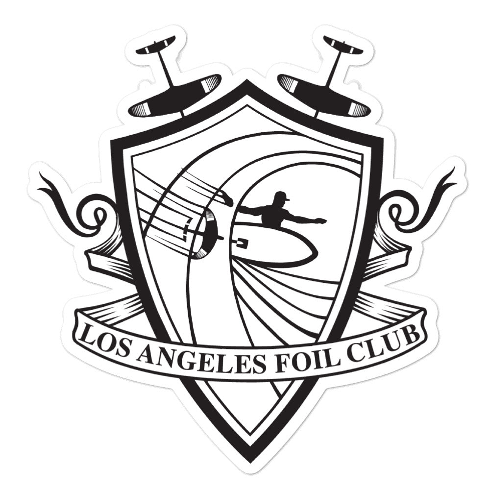 The Los Angeles Foil Club Shield Sticker!